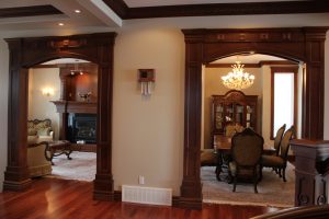formal living and dining room